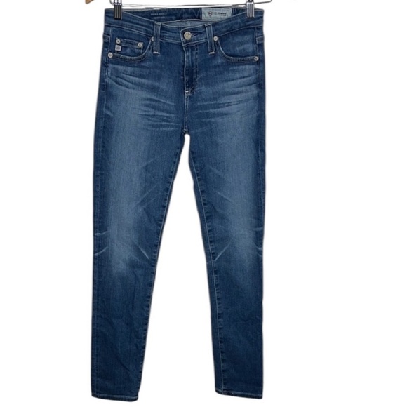 AG Adriano Goldschmied Pima Cigarette Ankle Jeans Women's Size 25R - Picture 1 of 5